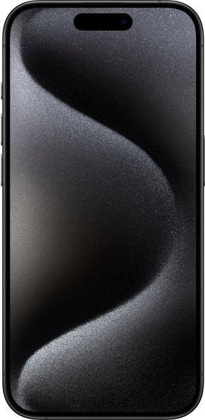 Apple iPhone 15 PRO 512GB, Refurbished Unlocked Cell Phone, Black Titanium - Excellent Condition (Grade A)