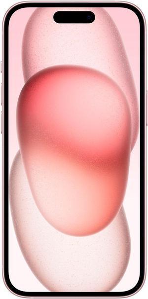 Apple iPhone 15 256GB, Refurbished Unlocked Cell Phone, Pink - Very Good Condition (Grade B)