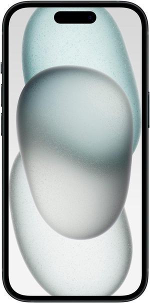 Apple iPhone 15 128GB, Refurbished Unlocked Cell Phone, Black - Very Good Condition (Grade B)