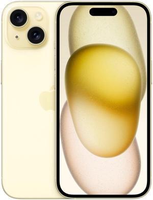 Apple iPhone 15 Plus 128GB GSM / CDMA Unlocked Phone, Yellow - Very Good Condition (Grade B)