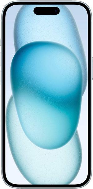 Apple iPhone 15 128GB, Refurbished Unlocked Cell Phone, Blue - Very Good Condition (Grade B)