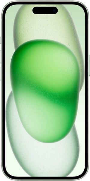 Apple iPhone 15 128GB, Refurbished Unlocked Cell Phone, Green - Very Good Condition (Grade B)