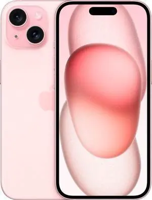 Apple iPhone 15 128GB, Refurbished Unlocked Cell Phone, Pink - Excellent Condition (Grade A)