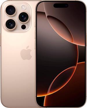 Apple iPhone 16 PRO MAX 1TB, Refurbished Unlocked Cell Phone, Desert Titanium - Very Good Condition (Grade B)