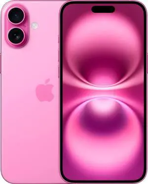 Apple iPhone 16 256GB, Refurbished Unlocked Cell Phone, Pink - Very Good Condition