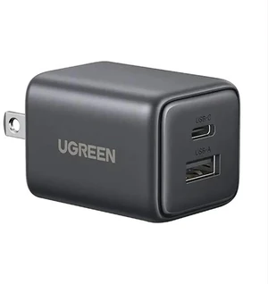 UGREEN 20W 2-Port 1C1A GaN Fast Charger UGREEN 20W 2-Port 1C1A GaN Fast Charger
