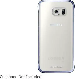 SAMSUNG Clear Black Sapphire Solid S-View Flip Cover for Samsung Galaxy S 6 EF-ZG920BBEGUS