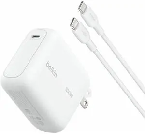 Belkin BoostCharge 100W AC Adapter - 100 W - 5 ft Cable - WCH025dq1.5WHB6 Belkin BoostCharge 100W AC Adapter - 100 W - 5 ft Cable - WCH025dq1.5WHB6