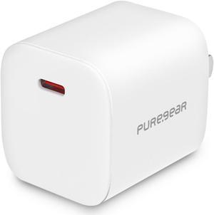 PureGear LightSpeed nano - 45W GaN Single USB-C Wall Charger, White | 64670PG