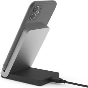PureGear 7.5/10W 2-Coil Qi Wireless Charging Stand, Black | 63178PG