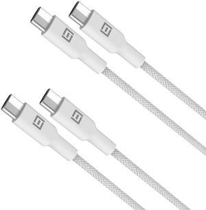 PureGear 2-pack, 4 foot length, USB-C to USB-C Cables, White | 65185FF