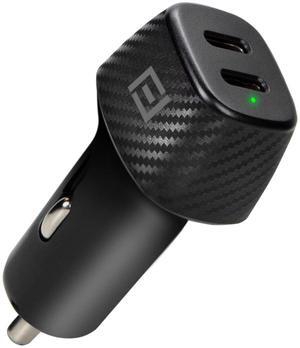 PureGear 40W Dual Port USB-C Car Charger, Black | 65182FF