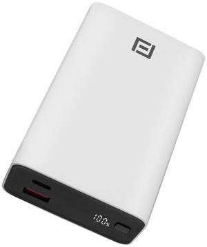 PureGear 20K mAh Portable Battery with USB-C and USB-A Ports, includes Digital Display, White | 65188FF