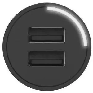 PureGear 24W Dual USB-A Car Charger - Black | 62801PG