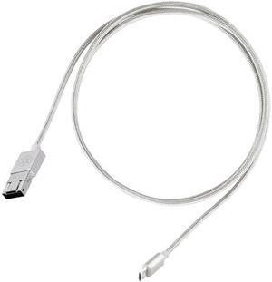 Silverstone SST-CPU02S Silver high speed charge and data sync Cable