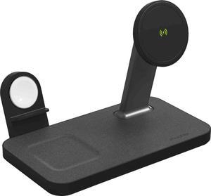 Mophie Snap+ 3-in-1 Wireless Charging Stand w/ Magsafe Compatibility - Black   401309755