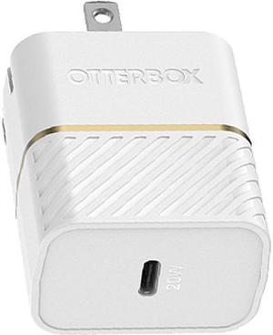 OtterBox 78-80215 Cloud Dust White USB-C Fast Charge Wall Charger, 20W