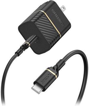 OtterBox 78-80219 Black Shimmer USB-C to USB-C Wall Charging Kit, 20W
