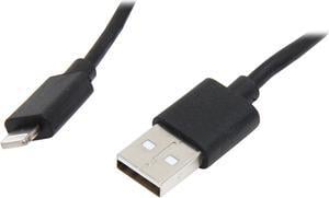 Tripp Lite M100-003-BK Black Lightning to USB iPhone iPod iPad Apple mfi Certified 3.3ft (1m)