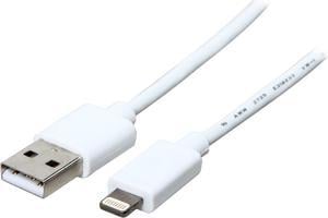 Tripp Lite M100-003-WH White Lightning to USB iPhone iPod iPad Apple MFI Certified 3.3ft (1m)