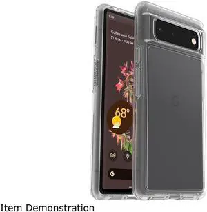 OtterBox Symmetry Series Clear Antimicrobial Clear Pixel 6 Case 77-84034 OtterBox Symmetry Series Clear Antimicrobial Clear Pixel 6 Case 77-84034