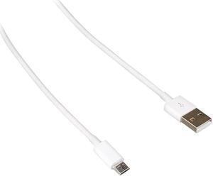 4XEM 4XMUSB6WH White Micro USB To USB Data/Charge Cable For Samsung/Kindle/HTC