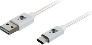 IOGEAR G2LU3CAM02-WT N/a Charge & Sync Flip Pro - USB-C to Reversible USB-A Cable, 1 Pack
