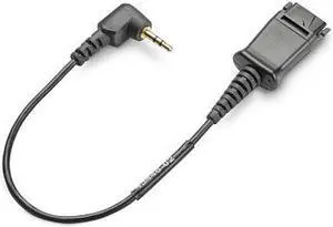 PLANTRONICS 61866-01 Gray Quick Disconnect to 2.5mm Cable Adapter PLANTRONICS 61866-01 Gray Quick Disconnect to 2.5mm Cable Adapter