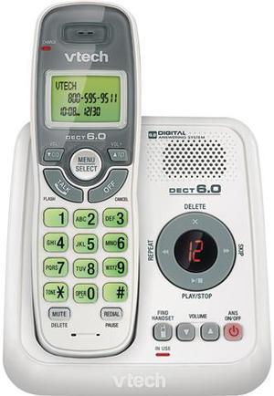 Vtech VTCS6124 1.9 GHz Digital DECT 6.0 1X Handsets Cordless Phones with Answering System