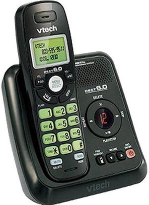 Vtech CS612411BK DECT 60 black Cordless Answering System with Caller ID Integrated Answering Machine