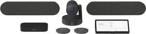 Logitech Large Google Meet Rooms with Tap + Rally Plus + Meet Compute - Video conferencing kit - with Google Meet Compute (Core i7, 4GB RAM, 128GB SSD)