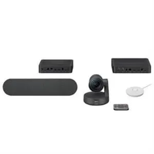 Logitech Rally Video Conferencing Kit with White Mic Pod | 960-001397 Logitech Rally Video Conferencing Kit with White Mic Pod | 960-001397