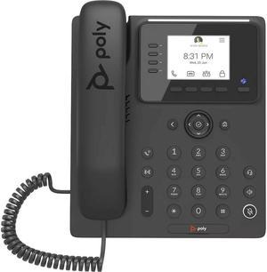 Poly CCX 350 Corded IP Phone - Desktop, Wall Mountable 2200-49690-019