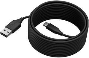 Jabra 14202-11 5m USB/USB-C Data Transfer Cable for Video Conferencing System - First End: 1 x USB 2.0 Type A - Male - Second End: 1 x USB 2.0 Type C - Male