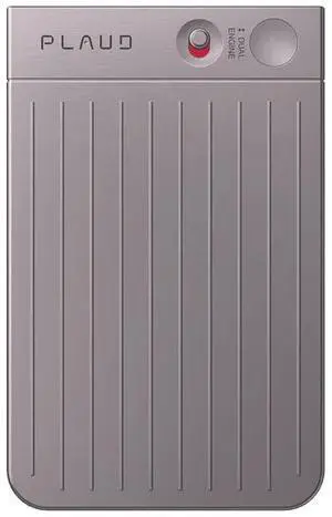 PLAUD Note AI Voice Recorder w/ Black Magnetic Case, AI Transcribe & Summarize, Support 112 Languages, AI Notetaker for Lectures and Meetings (STARLIGHT)