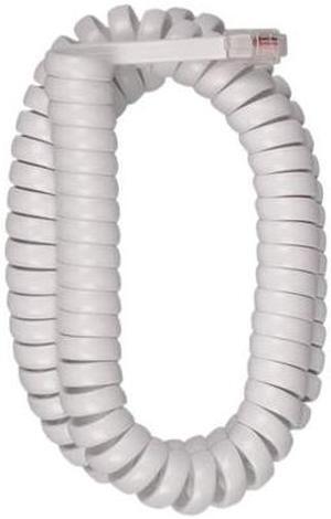 RCA TP280WN 12 feet handset coil cord in white color