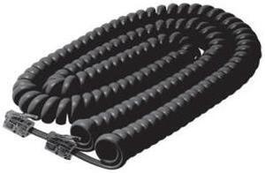 Steren 302-025BK 25 ft. Coiled Handset Cord