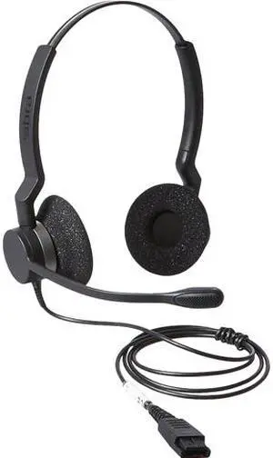 Jabra 2309-820-105-KIT Biz 2300 Corded Headset with Noise Canceling Microphone (2309-820-105)
