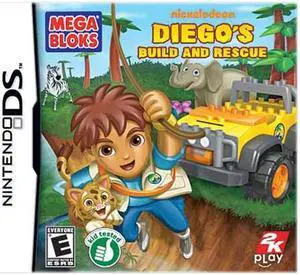 Go Diego Go!: Build and Rescue Nintendo DS Game Go Diego Go!: Build and Rescue Nintendo DS Game