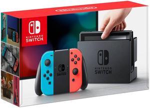 Nintendo Switch 32GB Console with Neon Blue and Neon Red JoyCon