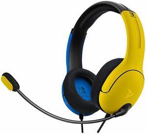 Nintendo Switch Wired Stereo Gaming Headset LVL 40 [ Blue + Yellow ] NEW