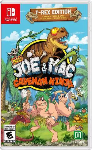 New Joe and Mac: Caveman Edition - T-Rex Edition - Nintendo Switch New Joe and Mac: Caveman Edition - T-Rex Edition - Nintendo Switch