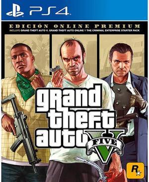 Grand Theft Auto V Premium Online Edition  PlayStation 4
