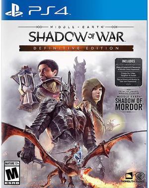 Middle Earth Shadow Of War Definitive Edition  PlayStation 4