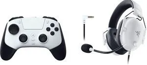 Razer Raiju V3 Pro (White) and BlackShark V2 X (White) for Playstation - ANT-RJV3PWBSV2XW-PS-K Razer Raiju V3 Pro (White) and BlackShark V2 X (White) for Playstation - ANT-RJV3PWBSV2XW-PS-K