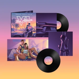 Grand Theft Auto VI PS5 Game + Grand Theft Auto VI: The Album (Black Vinyl 2 LP Set) Grand Theft Auto VI PS5 Game + Grand Theft Auto VI: The Album (Black Vinyl 2 LP Set)