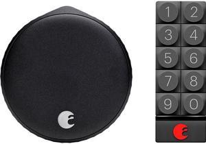 August AUGSL05K02G01 Wi-Fi Smart Lock Plus Keypad Black