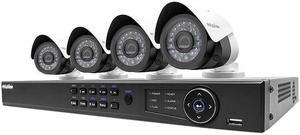 LaView IP LV-KN988P84A4-T2 8 Channel IP NVR 4 1080p Cameras Black and White 8 Channel