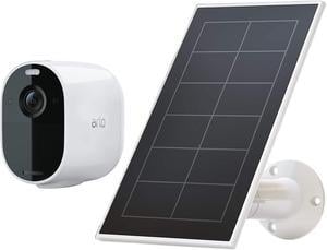 Arlo Camera BUNDLE VM2030136001BN  1 Arlo Essential Spotlight Wireless Camera  1 Arlo Essential Solar Panel