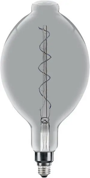 GE Lighting 93100099 GE Large Vintage Style Spiral Filament 25-Watt Replacement Smoke Finish BT56 Decorative LED